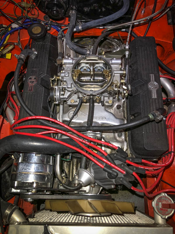 Rover V8 Carb To Efi And Oil On Top Of The Engine Mg Engine Swaps