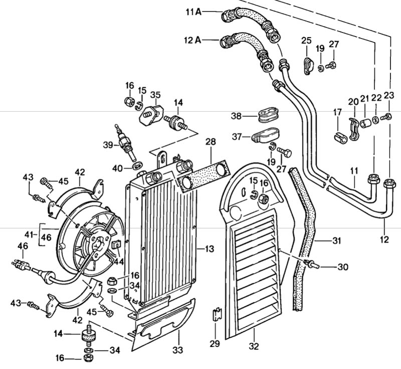 Elephant fender oil cooler and fan installation - Pelican Parts Forums