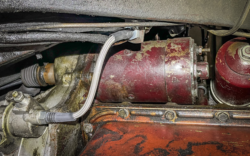 Early Bendix starter to HiTorque...Flywheel hole?? MGB & GT Forum