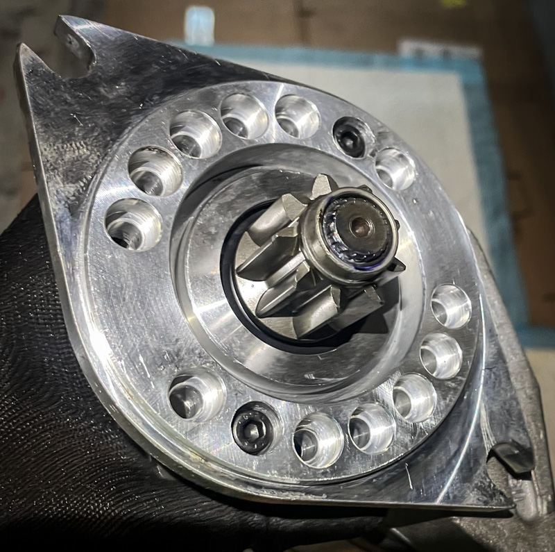 Early Bendix starter to HiTorque...Flywheel hole?? (Page 2) MGB & GT